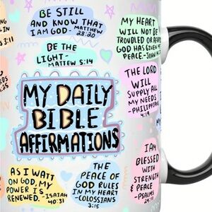 Inspirational Bible Affirmations Mug